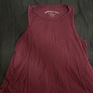 Women's Maroon Tank Top